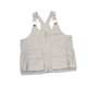 thumbnail image 4 of Delantal para barbacoa, chaleco para acampar al aire libre, bolsa de almacenamiento, chaleco de pesca, delantal sin mangas Beige Gris, 4 of 9