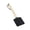 Black, variant on Leather Fly Swatter with Long Wood Handle Sturdy Flyswatter for Indoor and Outdoor Rustic Swatter