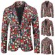 thumbnail image 2 of Chaqueta de traje con estampado de día de San Valentín informal de moda de otoño e invierno para hombre Pompotops  oipoqjl22168, 2 of 9