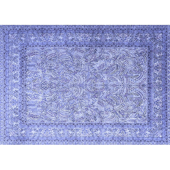 Ahgly Company Indoor Rectangle Persian Blue Traditional Area Rugs, 2' x 4'