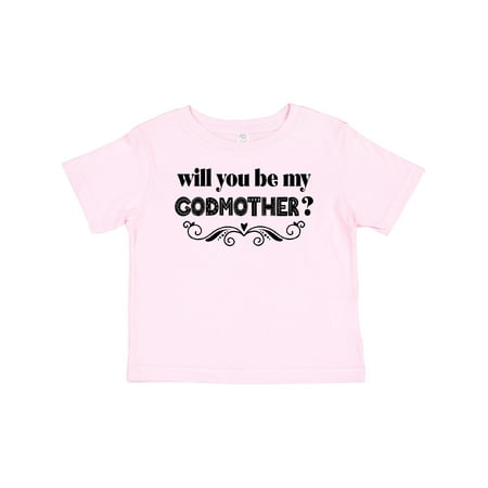 

Inktastic Will You Be My Godmother Proposal Gift Baby Boy or Baby Girl T-Shirt