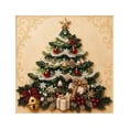 thumbnail image 3 of DIY Christmas Pearl Bead Art Kit for Beginners, Holiday Mosaic Craft Set with Canvas, Plastic Beads, Applicator Pen, Wax, Sorting Tray, Instructions & Photo Frame, Family DIY Wall Art Holiday Gift, 3 of 8