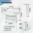 thumbnail image 2 of PinesC High quality brand new 2 Pcs W400BWHP Vacuum Safety Lock, Swimming Pool Wall Accessory Replacement, for Pool Suction Cleaners, 2 of 5