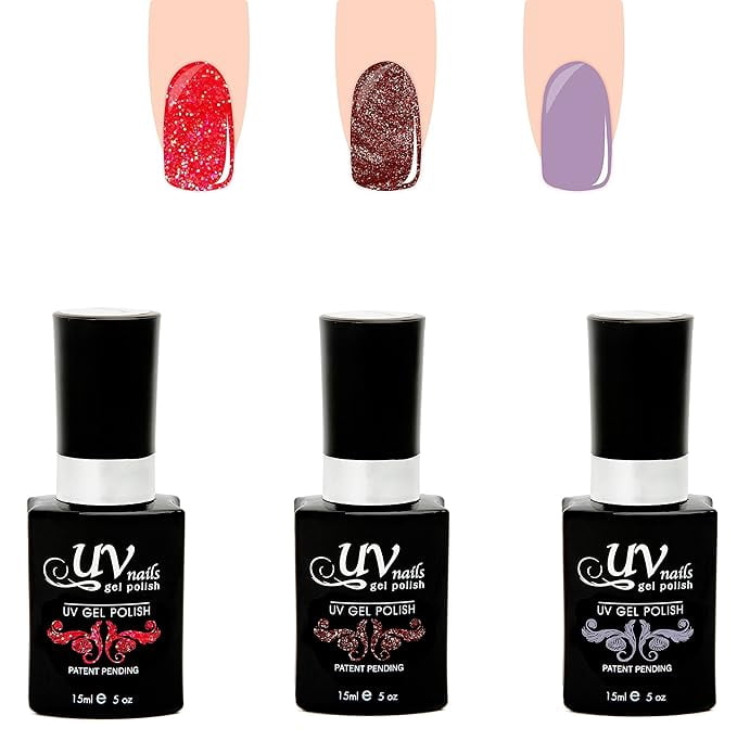 UV-Nails Hekate LED Gel Polish - Set of 3