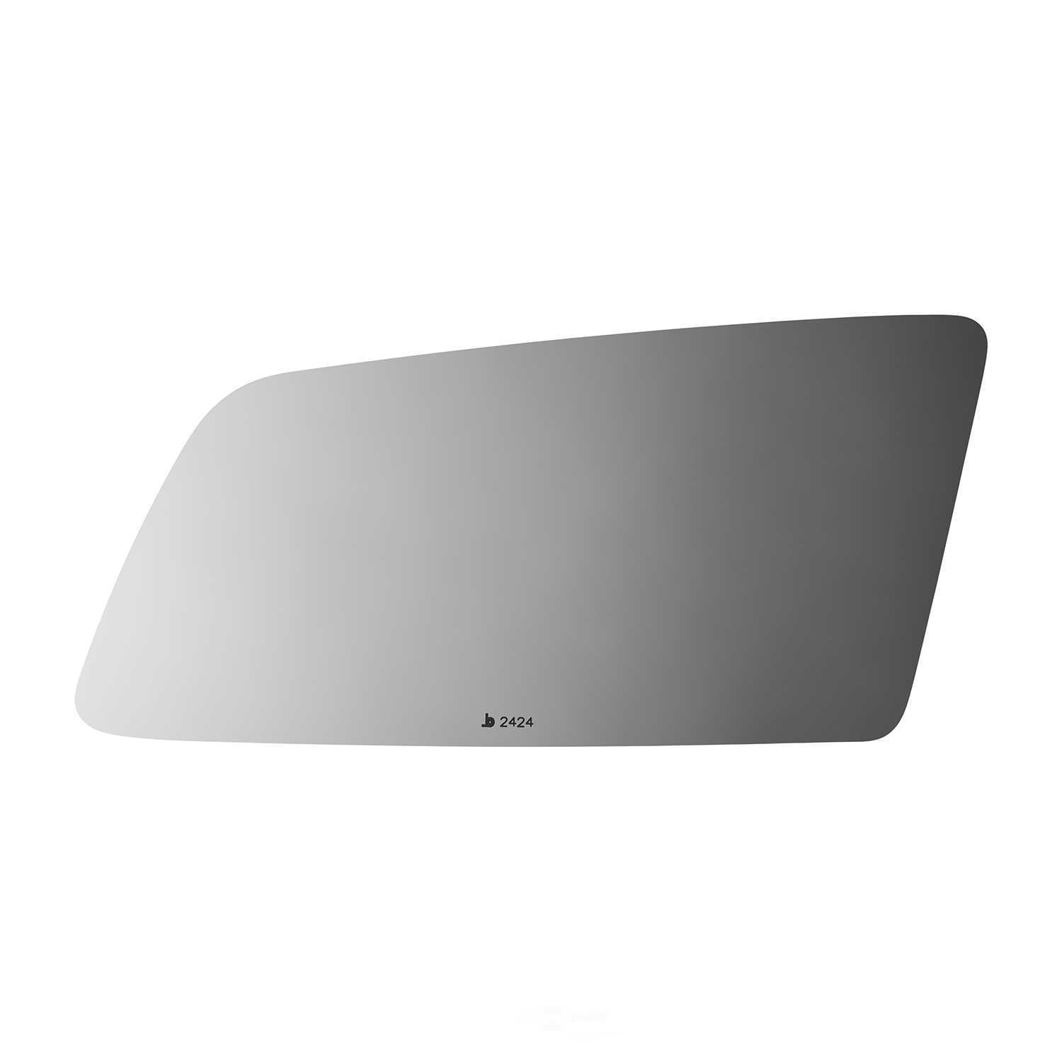 Burco Side View Mirror Replacement Glass - Clear Glass - 2424