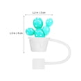 thumbnail image 2 of Luxshiny 6Ud Tapones Para Pajillas De Silicona Y Funcionales Con Variado, 2 of 7