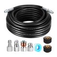 thumbnail image 1 of Kit de limpieza de alcantarillado, herramientas para lavado de autos, impermeable, versátil, suministros, piezas, manguera flexible para riego y Estilo H, 1 of 8