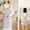 Light gray, variant on Japanese Style Apron for Women Back Cross Wide Strap Apron for Kitchen Cooking Baking Gardening Plus Size