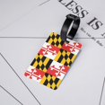 thumbnail image 6 of Flag Of Maryland Suitcase Travel Bag Labelsluggage Tag For Baggage Pvc Baggage Id Label Tag, 6 of 6