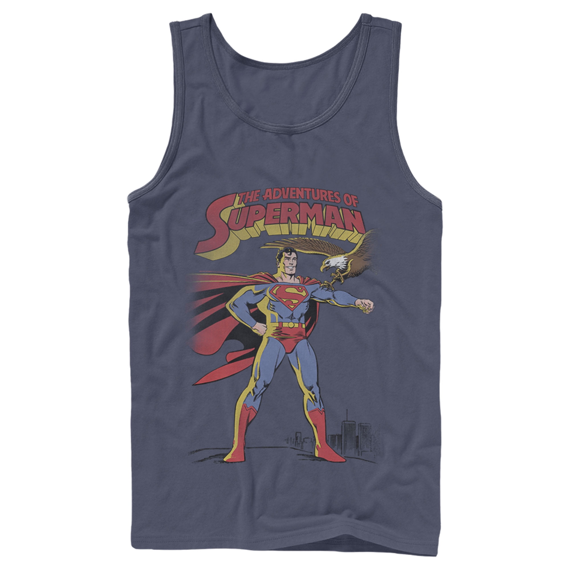Superman Superman Men's Patriotic Adventures Tank Top