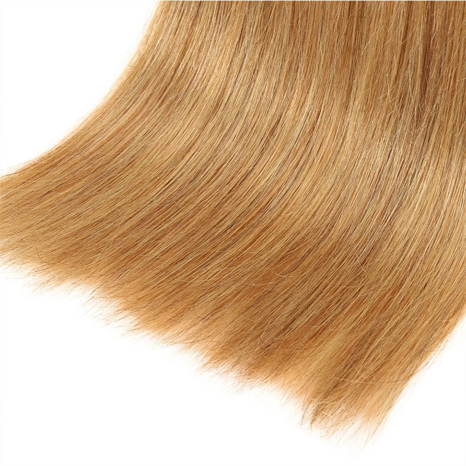 Human Hair Bundles Brazilian Natural Remy Straight Hair Weave Extensions Blonde 8 to 26 Inches Hair Extension
