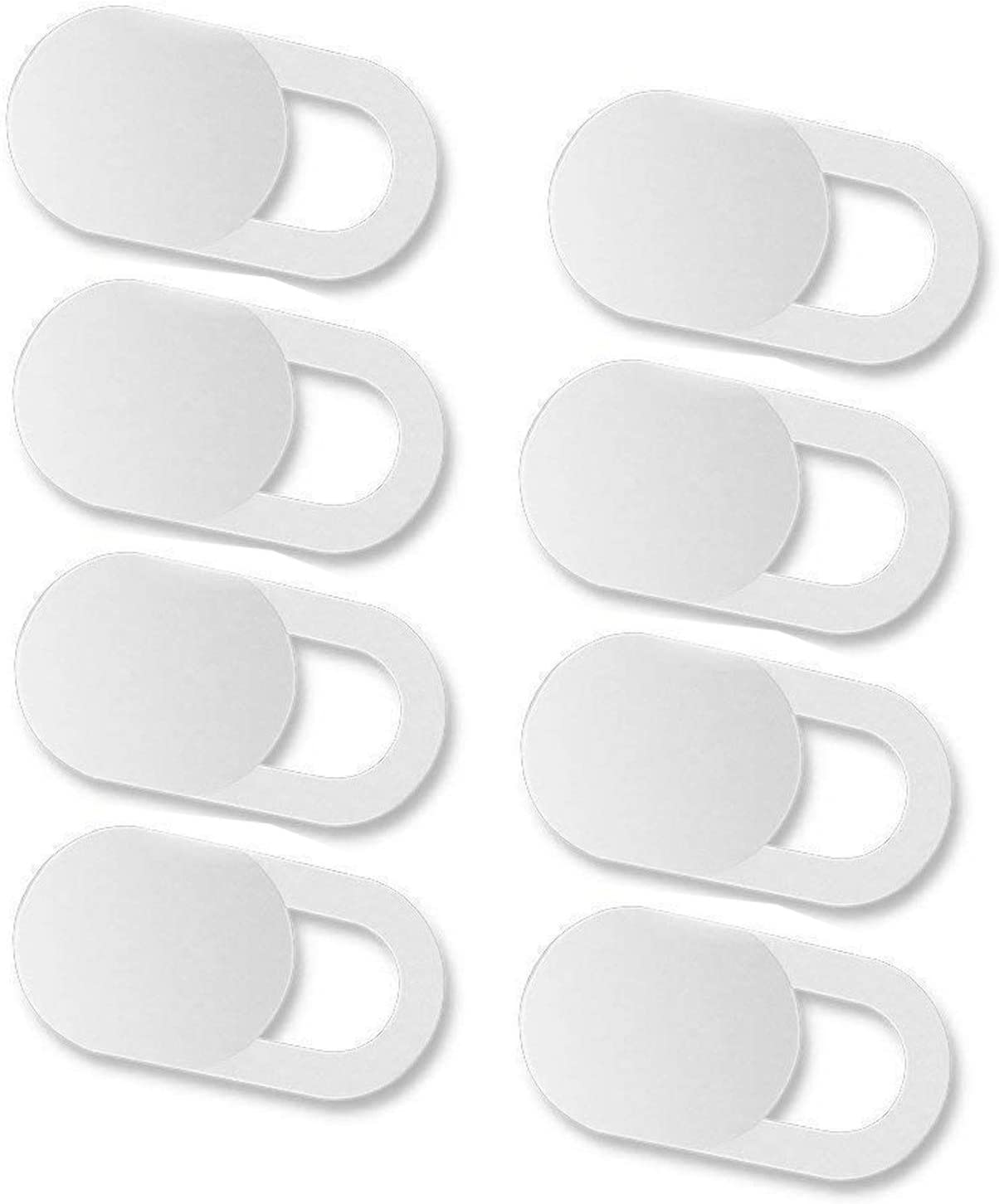 Lot De 8 Cache-webcam Coulissants - Protection Vie Privée Pour Ordinateur Portable, Téléphone - Adhésif Puissant, Fin