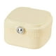 thumbnail image 5 of Caja de viaje para joyas, estuche para joyas para mujer, caja para empaquetar joyas, soporte para joyas. Amarillo, 5 of 9
