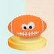 thumbnail image 4 of Pelotas Chirriantes de juguete Duradero Yinane para Perros Interactivas Resistentes a Mordeduras Rugby naranja, 4 of 7