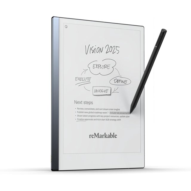 reMarkable 2 tabletas con visualización digital de papel de 10.3 pulgadas, con marcador Plus con borrador, cable USB-A a USB-C (reacondicionado)