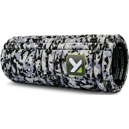 TRIGGERPOINT Performance Therapy Grid Foam Roller for Exercise, Deep Tissue Massage and Muscle Recovery, Original (13-Inch), Grey Camo