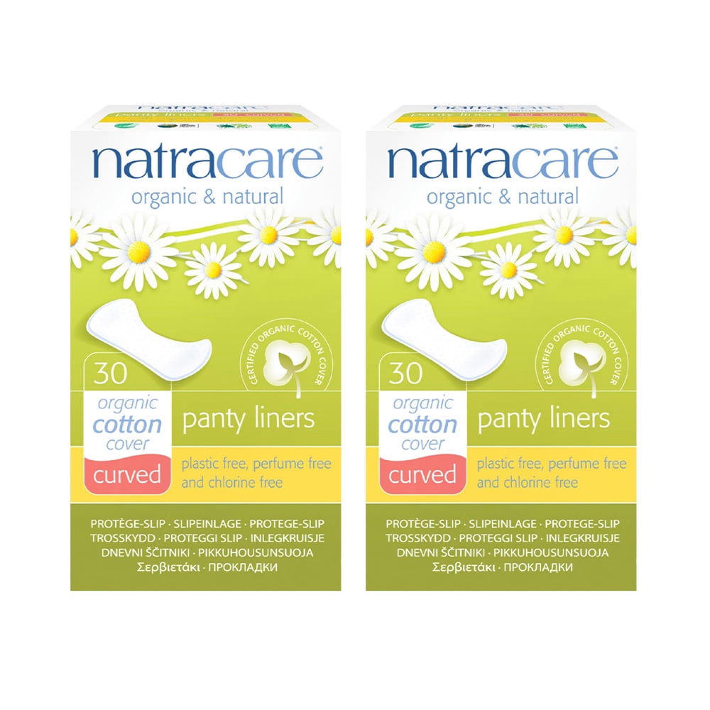 Natracare Panty Shields Curved 30 count ( 2 Pack )