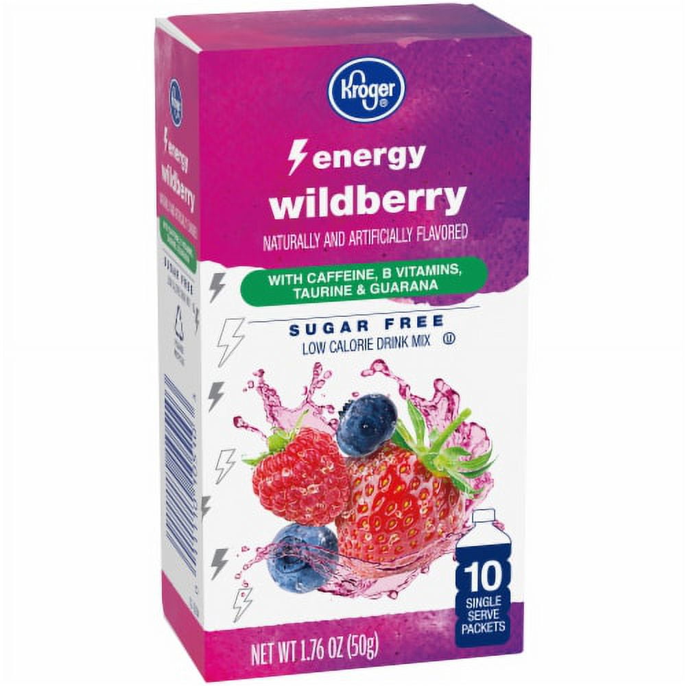 2X - KR Energy Zero Sugar Wildberry Drink Mix Packets
