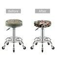 thumbnail image 6 of Lsque Leopard Dots Round Bar chair cushion covers Velvet Fabric Premium Comfort Protects from Scratches and Stains for 14-17 Inch Chair- 13 inch, 6 of 7
