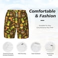 thumbnail image 4 of Men's Swim Trunks Board Shorts Beach Swimwear Bathing Suits Tiki Hawaiian Retro Vintage, 4 of 7