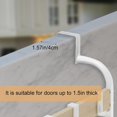 thumbnail image 4 of Over The Door Towel Rack Door Rack Hanger Organizer Bathroom Door Rack for Towels (), 4 of 7