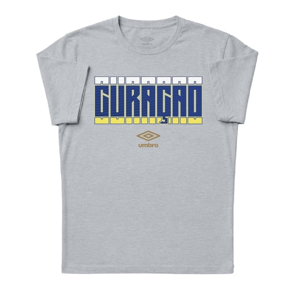 Umbro Men's Curacao Stacked Soccer T Shirt (Grey Heather, S-XXXL)