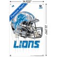 thumbnail image 3 of NFL Detroit Lions - Drip Helmet 20 Wall Poster with Push Pins, 14.725" x 22.375", 3 of 6