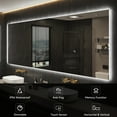 IOWVOE 60 x 24 Inch LED Mirror Backlight Bathroom Large Vanity Mirror