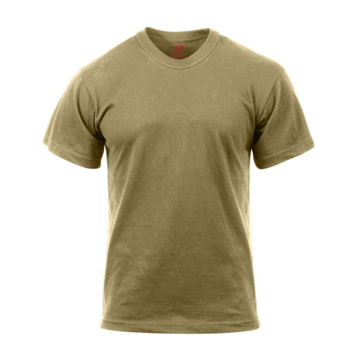 Coyote Brown AR règlement de 670-1 T-shirt-coton armée américaine conforme tee shirt 