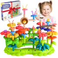 thumbnail image 1 of Juego de juguetes de construcción de jardines de flores Kreadns Toys para niñas mayores de 3 años, 1 of 8
