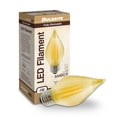 thumbnail image 7 of Bulbrite 862788 4W Dimmable C15 Shape 2100K Filament Medium E26 Base Amber Spunlite LED Bulb - Pack of 4, 7 of 7