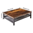 thumbnail image 3 of Coffee Pod Drawer Holder Rustic Brown 40 Pods Nespresso Compatible Home Kitchen Counter Organizer, 3 of 9