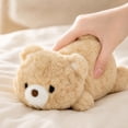 thumbnail image 4 of Wizlet Cute Light Brown Bear Stuffed Animal Plush Toy, 3.9in Soft Plushie for Kids, Adorable Pet Doll, Cuddly Soft Plushie Pillow Gift for Kids & Adults, 4 of 8