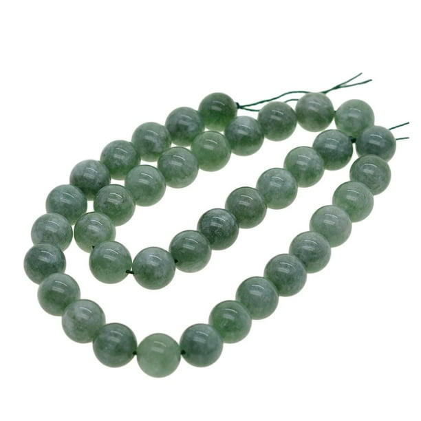 Lote de cuentas sueltas de piedras preciosas naturales de 6 mm, 8 mm y 10 mm para hacer joyas. 10mm