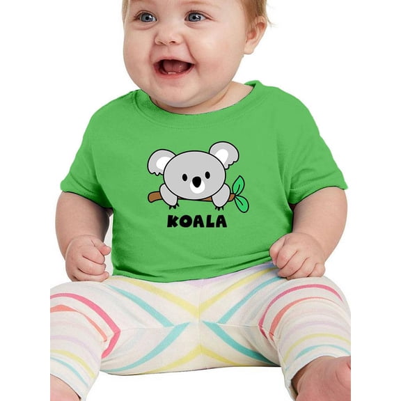 Cute Koala On Branch T-Shirt Infant -Image by Shutterstock, 6 Months