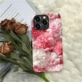 thumbnail image 7 of FKBRCL4U Compatible with iPhone 13 Pro Case, Beautiful Pink White Carnations Pattern for Girl Full Body Design Soft Silicone Drop Shock Scratch Protection for iPhone 13 Pro, 7 of 7