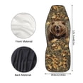 thumbnail image 7 of Jeiento Car Front Seat Covers Car Seat Covers Front Seats Only Stretch Polyester Fabric Cover Interior Automotive Accessory Fit for Most Cars Gifts for Women Men, Camo Hunting Bear Design, 7 of 7