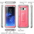 thumbnail image 3 of Samsung Galaxy S8 Case, SUPCASE Full-body Rugged Holster Case with Built-in Screen Protector for Galaxy S8 (2017 Release), Not Fit Galaxy S8 Plus, Unicorn Beetle Shield Series (Pink), 3 of 7