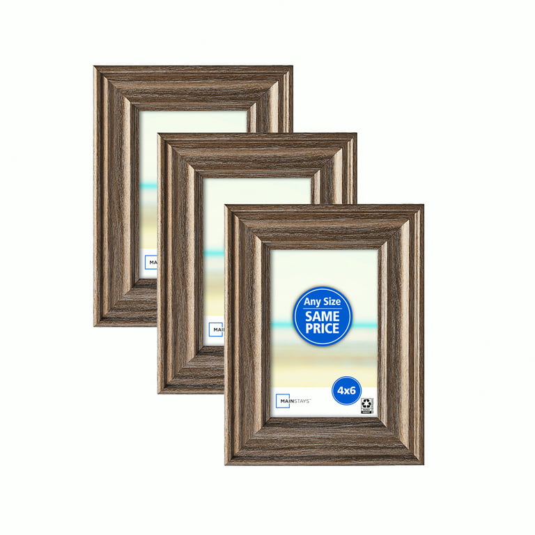 Giftgarden 4x6 Picture Frame Set of 4, 5x7 Frames Matted to 4 by 6 Pictures  with Mat or 5 by 7 Photos without Mat, Wall Hanging or Tabletop Display
