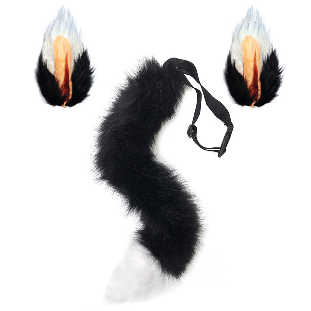 Accessoires Cosplay Loup Accessoires Déguisement pour Fête d'Halloween | Costume De Cosplay Queue Loup pour fêtes à thème de mascarade, bals de fin d'année et fêtes d'Halloween
