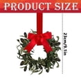 thumbnail image 3 of Artificial Olive Leaf & Fruit Wreath - Realistic Green Olive Branches with Spring Floral Accents, Farmhouse Wall Door Wedding Arch Window Hanging for Indoor Outdoor Garden Decor Harlik, 3 of 7