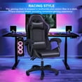 thumbnail image 7 of [US IN STOCK] Gaming Chair with Pocket Spring Cushion, Ergonomic Computer Chair High Back, Reclining Game Chair Pu Leather 400LBS, 7 of 7