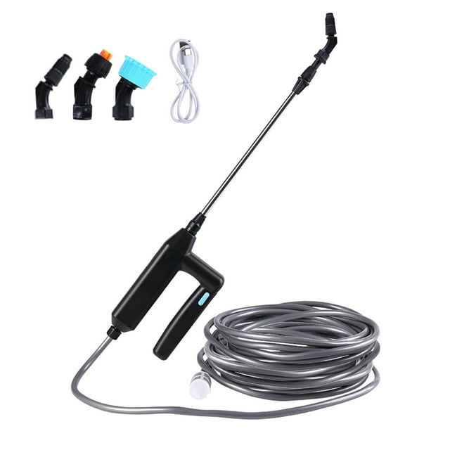 Botella pulverizadora recargable de alta potencia de 7,4 V con boquilla ajustable | Pulverizador de agua portátil para limpieza, desinfección y jardinería | Batería de 2,5 horas de duración y mango