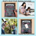 thumbnail image 2 of School Board Loddie Doddie de doble cara con rotuladores de tiza, 2 of 6
