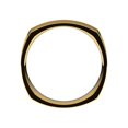 thumbnail image 2 of 14k Yellow Gold Square 5mm Comfort-fit Wedding Band Ring Size 5.5 Wedding Band for Women and Men, 2 of 2