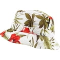 thumbnail image 3 of Floral Bucket Hat Fashion Flower Print Summer Cap, 3 of 4