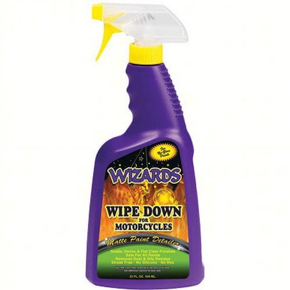 Wizards 22220 Wipe Down Motorcycle Matte Finish Detailer
