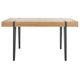 thumbnail image 2 of Safavieh Alyssa 35" Contemporary Dining Table, Natural/Black, 2 of 6
