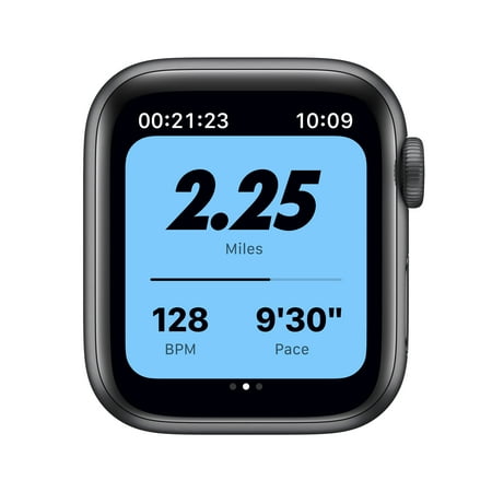 Apple Watch Nike Series 6 (GPS) 40mm Space Gray Aluminum Case with Anthracite/Black Nike Sport Band - Space Gray