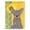 Blue & Tan, variant on 11.25 x 15.5 in. Summer Sunflowers Red Chihuahua Garden Flag